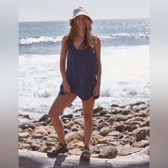 FP Movement by Free People Pants - FP Movement Free People Hot Shot Mini Dress - Blue, XS